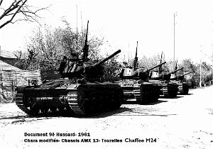 015- 9e Hussards - AMX 13 modifie Chaffee M24
